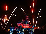 Disneyland Resort Anaheim Impressionen von Citysam  von Los Angeles Beeindruckendes Feuerwerk im Disneyland