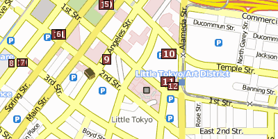 Little Tokyo Stadtplan